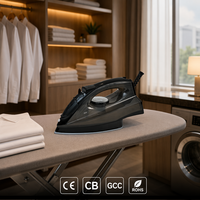 Setrika Uap Listrik Bersertifikat CE CB dengan Alas Baja Anti Karat, Steamer Genggam untuk Kamar Hotel