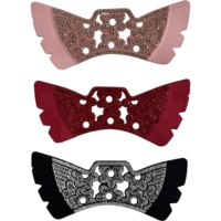 Sandales pour femmes avec strass, style moderne et glamour, diverses teintes, accessoires décoratifs brillants pour chaussures à enfiler quotidiennes