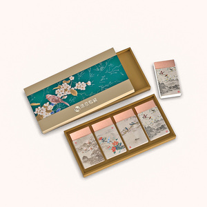 Business gift box Flower Tea Packing Box Custom Luxury Design Logo Printed Tea Packaging Box