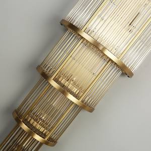 Lámpara de Pared de Cristal de Estilo Moderno y Lujoso, Personalizada en Cobre, para Vestíbulo de Hotel, Villa, Sala de Estar, Oficina de Ventas - Product Image 2