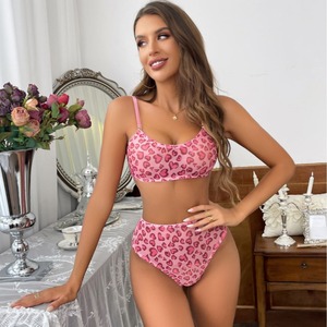 ZZYUP 7014AD set di biancheria intima da donna con motivo zebrato a forma di <span class=keywords><strong>zebra</strong></span> e 4 pezzi di Lingerie con seno grande per ragazze sexy - Product Image 2