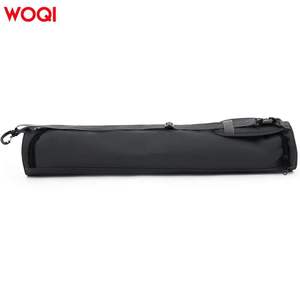 Tapis de yoga Woqi 6 mm d'épaisseur, antidérapant, silencieux, pour la maison, le fitness, le Pilates, la forme rectangulaire, couleur beige - Product Image 4