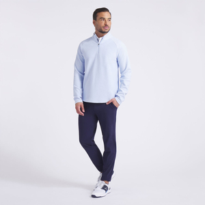 Personnalisé solide coupe ample Haute Tropic brodé Athleisure Quarter Zip Pullover Haute Tropic hommes sweats à capuche - Product Image 3