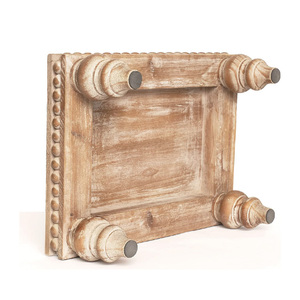 Elevador de exhibición de soporte de bandeja decorativa-Decoración de bandeja escalonada de madera para uso en Mesa - Product Image 2