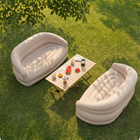 Canapé gonflable d'extérieur, chaise longue portable, canapé gonflable imperméable pour le camping, le pique-nique, la cour, la plage, la relaxation