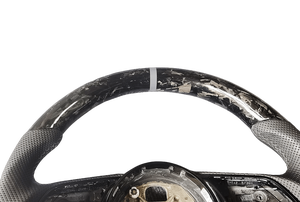 Volant sport en fibre de carbone forgée <span class=keywords><strong>Audi</strong></span> RS4/A4/B8.5/<span class=keywords><strong>TT</strong></span>/B6/S8/D4/S4/B8/B9/RS3/8V/A6/C6 4F <span class=keywords><strong>MK1</strong></span> - Product Image 5