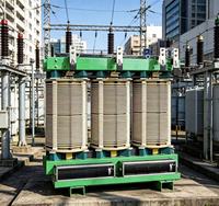 Transformateur sec ouvert SG(B)10/11, feuille de cuivre, classe H VPI, 30-2500 kVA 10 kV/0,4 kV, usage industriel, personnalisable