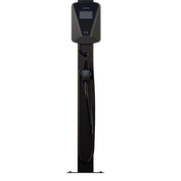 Station de charge de voiture électrique Fisher 22kW RFID EV Wallbox 32A avec prise de charge IEC62196 Type2