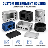 Boîtier d'instrumentation en aluminium CNC de précision sur mesure pour instruments électroniques et équipements industriels
