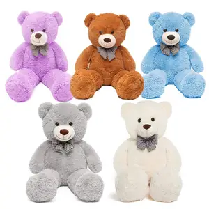 Valentines Day Unstuffed Big Small Teddy Bear Giant Hoodies Mini Bulk Plush Cute Asian Huge Baby Stuffed Teddy Bear