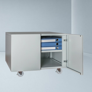 Archivador Móvil de Oficina con Cerradura, Unidad de Almacenamiento de Acero de 2 Niveles para Impresora, Copiadora, Colocación en Banco de Trabajo OWS-977 - Product Image 1