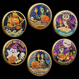 Nueva Moneda Conmemorativa Internacional <span class=keywords><strong>de</strong></span> la Casa <span class=keywords><strong>de</strong></span> las Brujas, Moneda <span class=keywords><strong>de</strong></span> Aleación <span class=keywords><strong>de</strong></span> Halloween, Artículo Coleccionable <span class=keywords><strong>de</strong></span> Arte, Moneda <span class=keywords><strong>de</strong></span> Regalo - Product Image 2