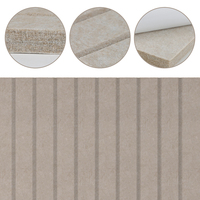 Panneaux muraux en feutre RPET autocollants modernes pour l'intérieur, panneaux muraux acoustiques absorbants le son en polyester PET recyclé