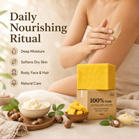 Beurre de karité naturel pur non raffiné pour les soins de la peau et des cheveux et la fabrication d'huile corporelle pour maintenir la santé