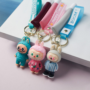 Llavero Labubu, Colgante de Dibujos Animados, Aleación de Zinc, Accesorio de Regalo, Joyería de Moda - Product Image 2