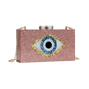 Bolsos de Mano de Lujo para Mujer, Bolsos de Noche con Ojos Malvados y Diseño de Mármol, Lentejuelas, Nuevos <span class=keywords><strong>Colores</strong></span> Personalizados para Fiestas, Uso Diario y Cumpleaños - Product Image 3