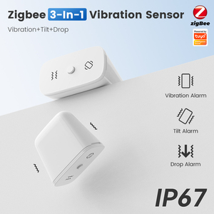 Sensor de Vibración Inteligente Tuya Zigbee 3.0, Detector de Rotura de Cristal, Impermeable, Control por Aplicación, Funciona con Batería, Tasmota Dry <span class=keywords><strong>Home</strong></span> - Product Image 1