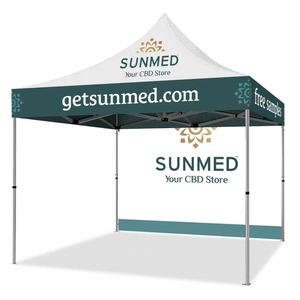 Carpa Plegable Portátil de Aluminio y Acero para Eventos, 10x10 pies (3x3 m), Tipo Gazebo, para Ferias Comerciales, Publicidad y Exhibiciones - Product Image 5