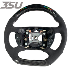 Volante Deportivo de Fibra de Carbono y Cuero para Ford <span class=keywords><strong>Mustang</strong></span> GT Shelby 2000-2004, Estilo Deportivo, Proceso de Forjado, Personalizable - Product Image 2