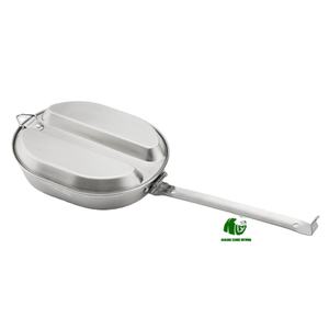 Kit KANGO gessetto 304 in acciaio inossidabile pentole da campeggio Kit tattico da mensa per campeggio - Product Image 1