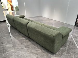 モジュール式枕兼毛布、傷つきにくいオリーブグリーンの布張り、圧縮ソファ、居心地の良いリラックスした親子ペットパーク - Product Image 5