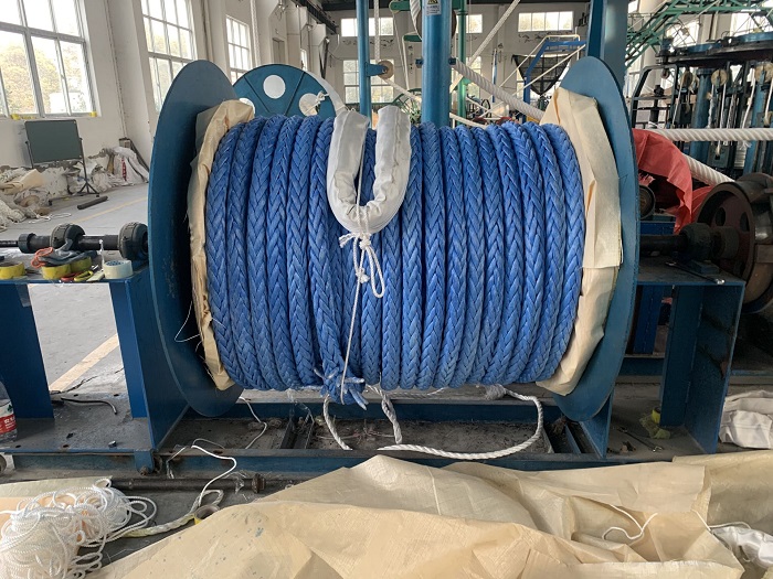 Offshore Boat 12 Strand UHMWPE Rope UV Resistant Marine Mooring Rope