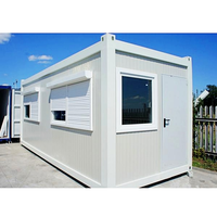 Maison préfabriquée à installation rapide, bureau modulaire, mini-maison conteneurisée, cabane mobile extérieure de 20 pieds, prête à être expédiée, maisons conteneurs portables