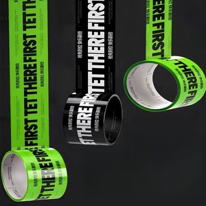 Wholesale Acrylic Adhesive Single Sided <b>Waterproof</b> BOPP Printed Transparent Custom Packing Tape with Logo - Product Image 2