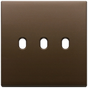 Vintage Dark Bronze <b>Wall</b> Switch <b>Plate</b> 3 Gang 9.5 In Length 1.4 In Height - Product Image 1