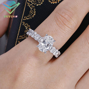 Bague de fiançailles en diamant de taille fantaisie, en or 14K/18K, avec diamant CVD certifié IGI, cultivé en laboratoire, sur mesure - Product Image 2