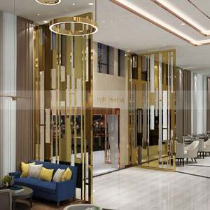 ANN023 Pantalla Artística Cinética Moderna de Acero Inoxidable con Componentes Multifuncionales Activados por el Viento para Centros de Vestíbulo - Product Image 2