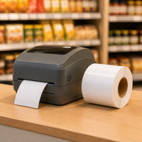 Étiquette adhésive thermique personnalisée, impression rapide, étiquette d'inventaire pour supermarché, 130x76mm, résistante à l'eau et à l'huile