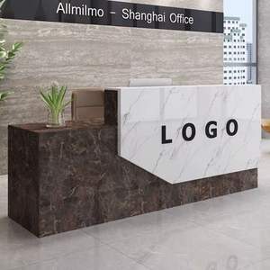 Table et chaises <span class=keywords><strong>de</strong></span> bureau durables Bureau <span class=keywords><strong>d</strong></span>'<span class=keywords><strong>accueil</strong></span> avec pierre moderne pour magasin <span class=keywords><strong>d</strong></span>étail Hôtel Bar Utilisation commerciale - Product Image 4