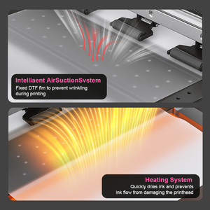 מדפסת טקסטיל DTF שטוחה מדגם FCOLOR A4 להדפסה על חולצות וסרטים לחיות מחמד קטנות, ומייבש DTF למדפסת DTF - Product Image 3