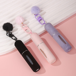 5ml Girl Heart Portable Perfume Bottle with ABS Material Can Be Hung Cute Hair Ball Decorative <strong>Spray</strong> Bottle Sachet - Product Image 2