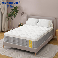 Matelas hybride supérieur sur mesure Queen/King Size en boîte, ressorts ensachés, mousse à mémoire de forme, écologique, mobilier de maison, garantie 10 ans