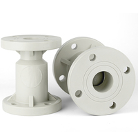 PPH katup lipat Flanged katup kimia PPR pipa air satu arah katup tidak kembali