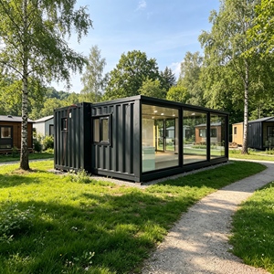 Maison conteneur préfabriquée moderne pliable 20FT à double aile extensible, module de vie respirant, style Mid-Century haut de gamme - Product Image 6