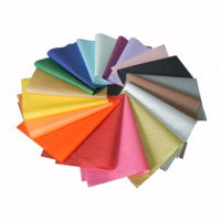 17 gsm, tissu cadeau de chaussures de marque de couleur noire, emballage de fleurs, logo imprimé personnalisé, emballage en papier de soie