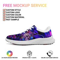 Chaussures de golf en gros, série gothique, impression à la demande, OEM ODM, baskets personnalisées avec nom d'équipe FN062-26006135-10