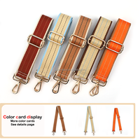 Sangle en polyester réglable de 38 mm pour sac, bandoulière de haute qualité, sangle jacquard à rayures, bandoulière pour sac bandoulière