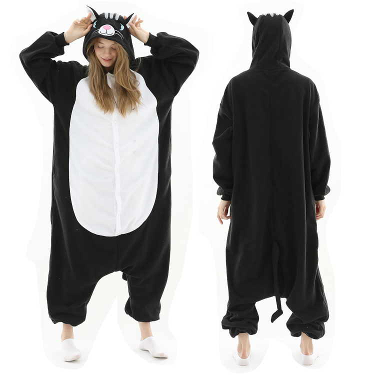 Gatto Onesie Adulto Pigiama Gatto Kigurumi Pigiama Italia ...