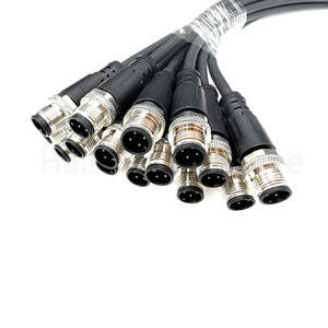 Cable M12 A-Code a Pigtail |   Conector Circular Macho/Hembra IP67 con Cable Blindado <span class=keywords><strong>PUR</strong></span>/PVC de 2/3/4/5/6/8/12/17 Pines para Sensor - Product Image 3