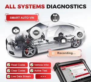 Launch X431 PRO3 APEX mesin diagnosa mobil, alat pemindai kendaraan untuk semua mobil, mesin diagnosa otomotif obd2 Harga Auto 12v 24v