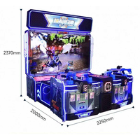 Machine de jeu d'arcade de tir au sniper à monnayeur pour centre de divertissement, jeu de tir d'arcade pour 4 joueurs