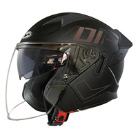 Nouveau design, casque de moto unisexe à double lentille en ABS, casque de vélo, casque de moto pour adultes, protection de la tête, casque de moto