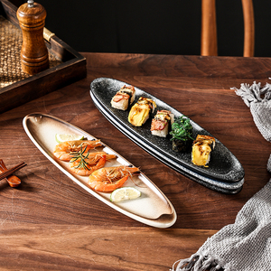 Plato de <span class=keywords><strong>Sushi</strong></span> <span class=keywords><strong>japonés</strong></span>, expositor de cerámica, platos de servicio, <span class=keywords><strong>restaurante</strong></span> - Product Image 3