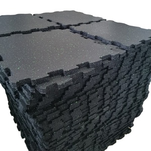 Bán buôn phòng tập thể dục cao su Mat trong nhà tùy chỉnh môi trường thể thao sàn gạch thấp Mùi EPDM Doanh khóa lồng vào nhau phòng tập thể dục sàn - Product Image 1