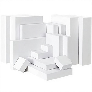 Moretoes 16 <b>Pack</b> White <b>Cardboard</b> Rectangular Gift <b>Boxes</b> Lids Assorted Sizes (4-17 Inch) Bulk <b>for</b> Clothing Holidays - Product Image 3