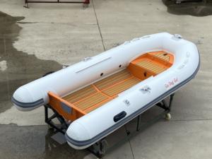 Bateaux pneumatiques <span class=keywords><strong>semi</strong></span>-rigides en aluminium <span class=keywords><strong>de</strong></span> 12 pieds, coque en Hypalon PVC 360, pour la pêche - Product Image 6